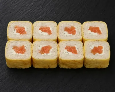 Egg Roll Saumon Fumé Boursin
