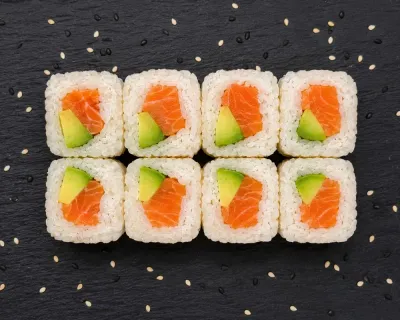 White Roll Saumon Avocat