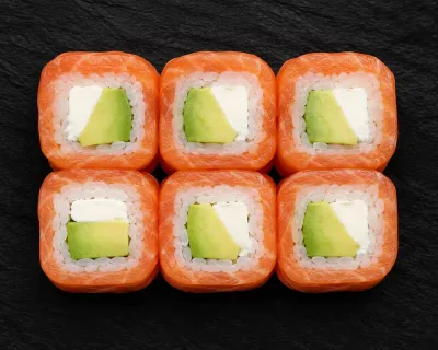 Saumon Roll Avocat Cheese