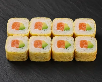Egg Roll Saumon Avocat
