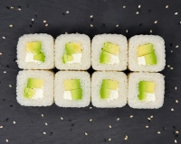 White Roll Avocat Fromage