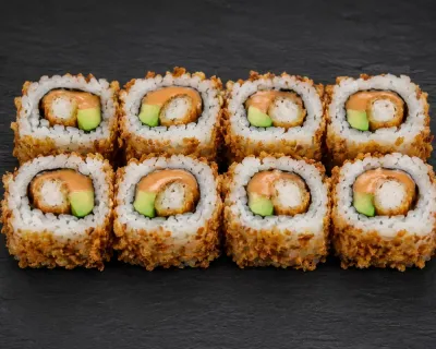 Crispy Roll Poulet Tempura Avocat Samurai
