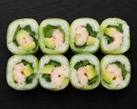Spring Roll Crevettes Avocat Menth Coriandre