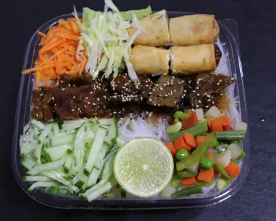 Bo Bun Japonais Saumon(Nouilles)