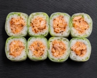 Spring Roll Saumon Grillé Épicé