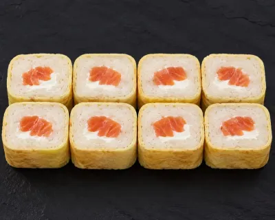Egg Roll Saumon Cheese