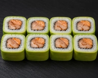Avocat Roll Saumon Grillé Épicé